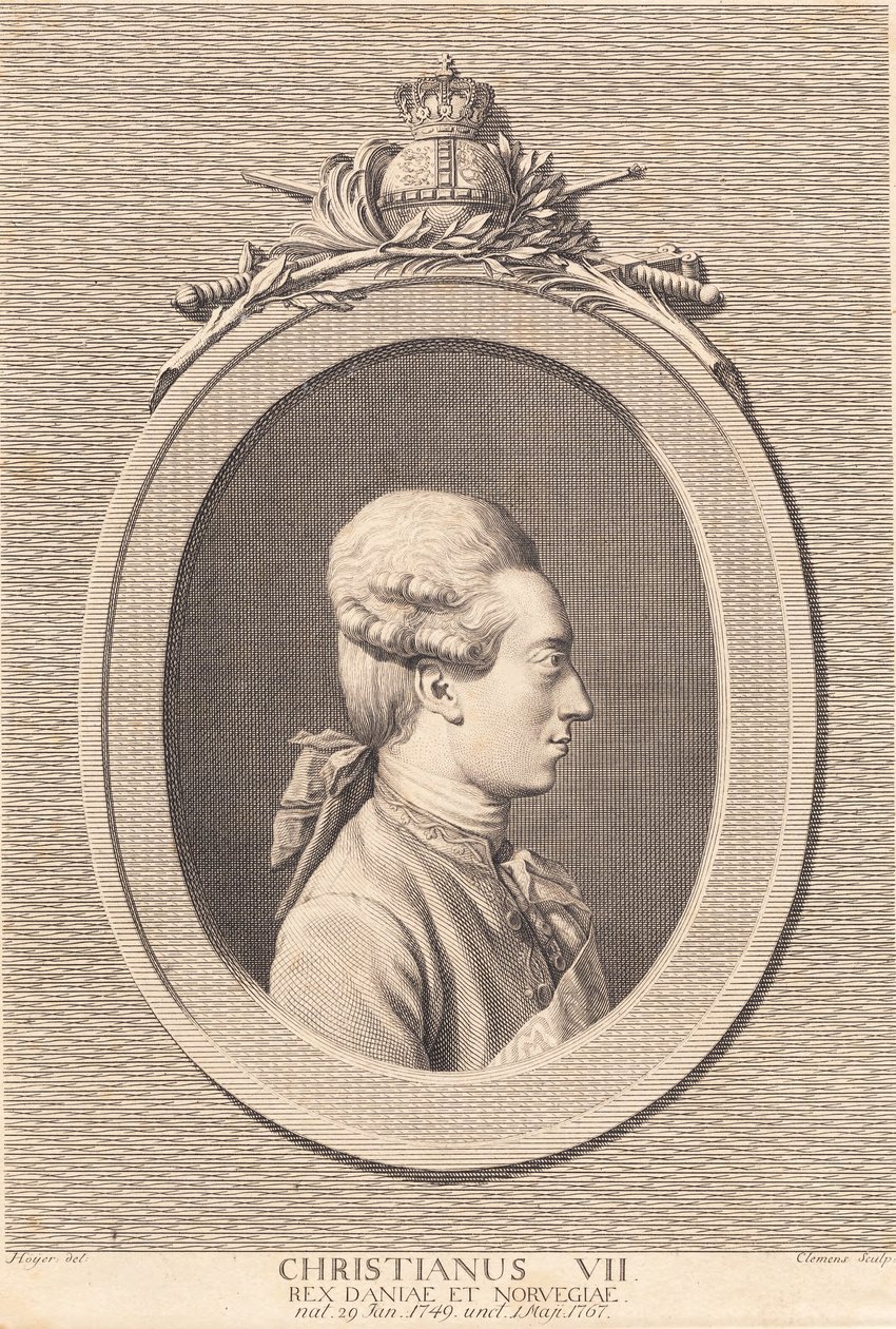 Kong Christian VII av J.F. Clemens