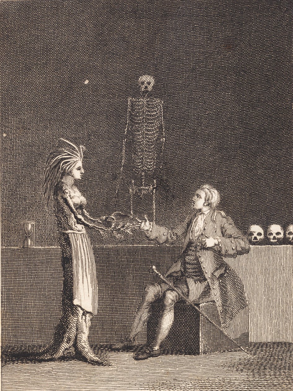Niels Klim i anatomikammaren av J.F. Clemens