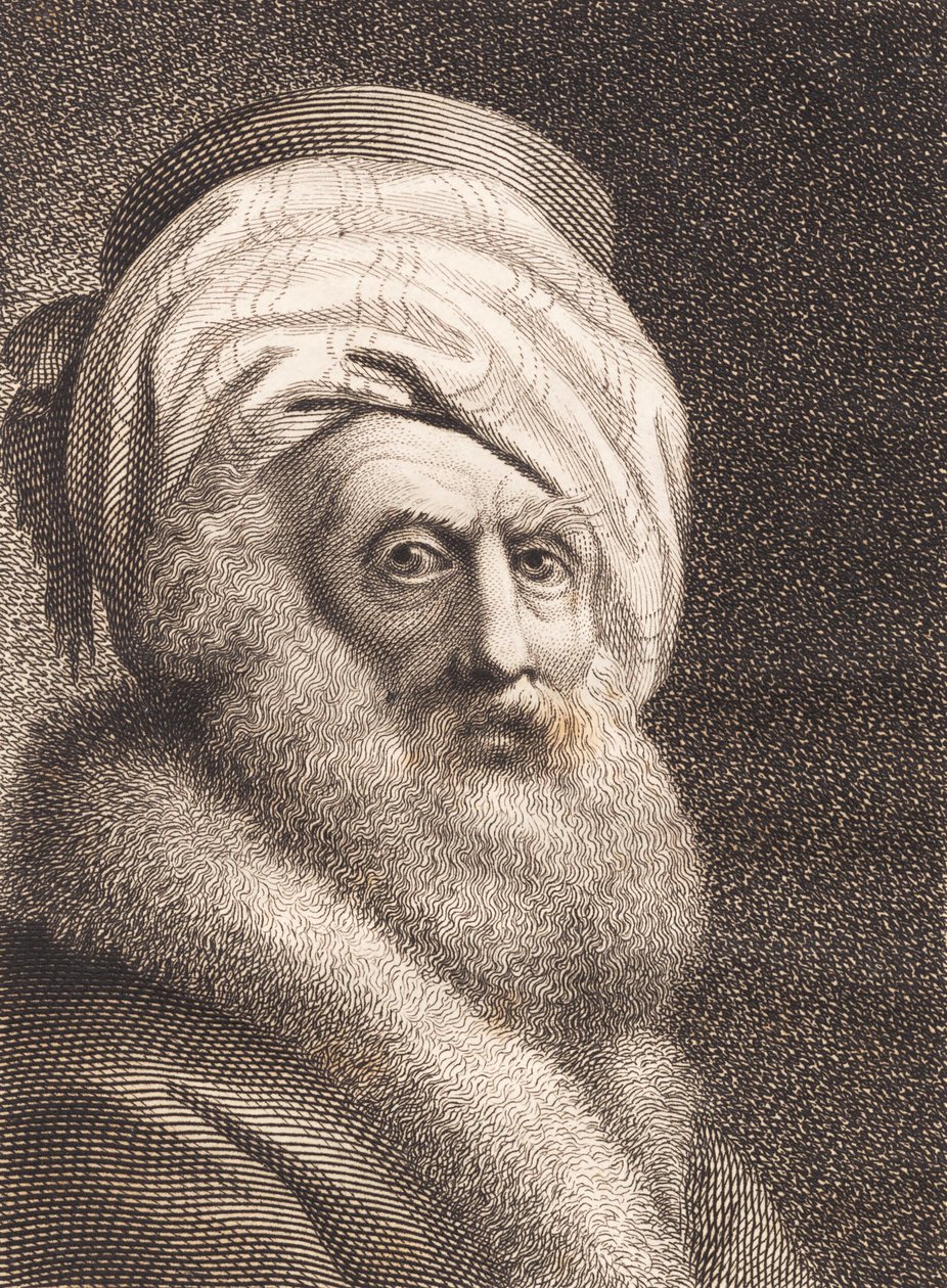 Porträtt av en gammal man. Nathan der Weise av J.F. Clemens