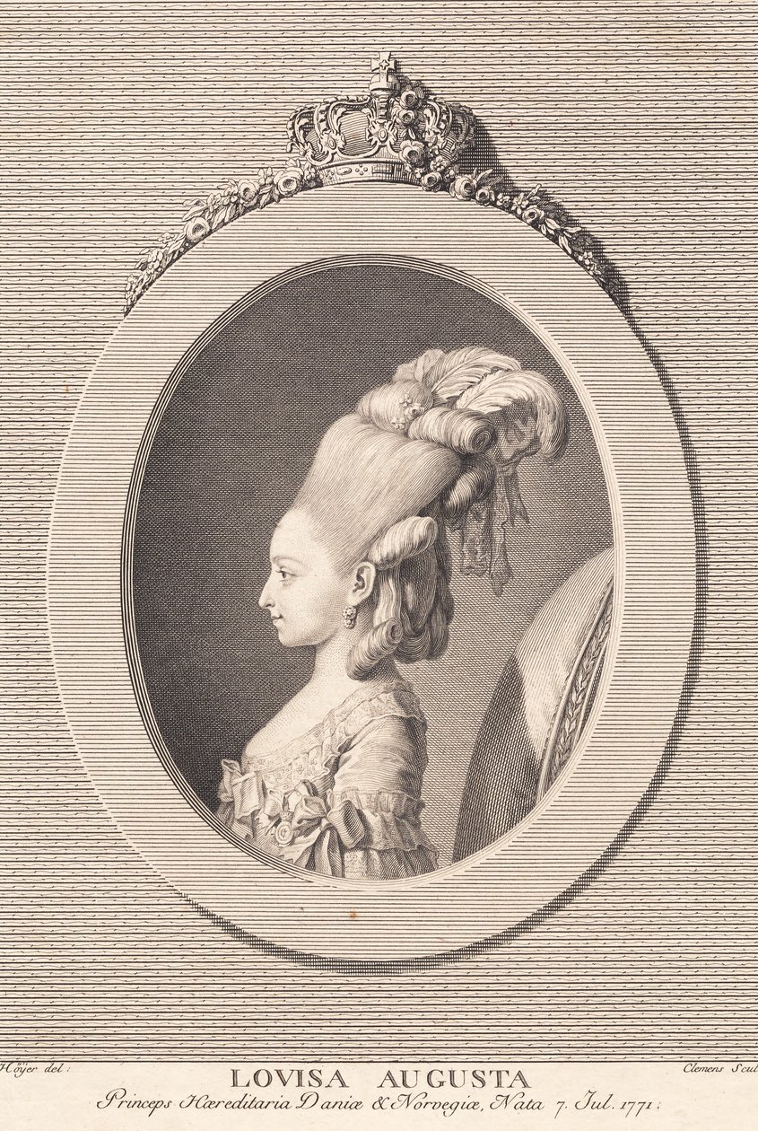 Prinsessan Louisa Augusta av J.F. Clemens