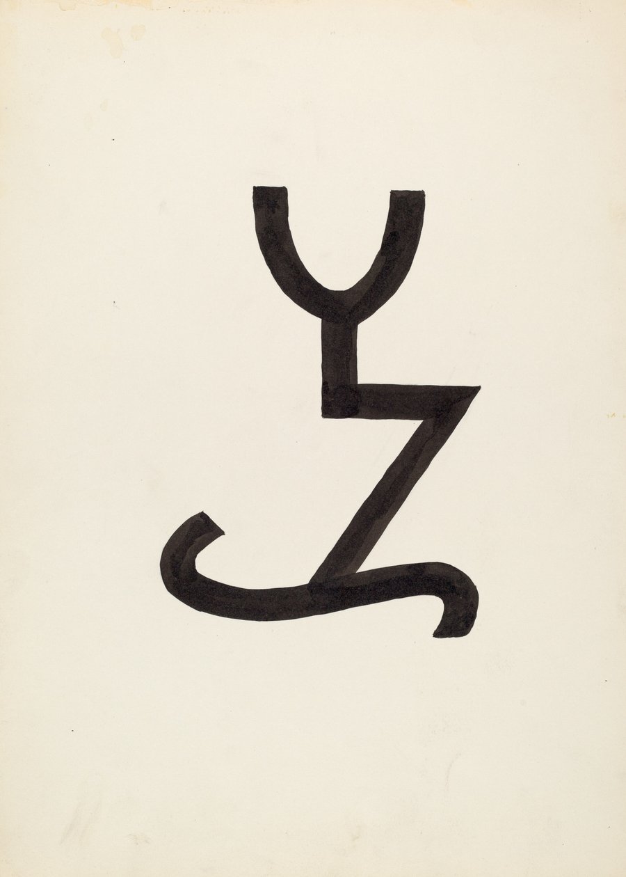 Boskapsmärke, ca. 1936. av J.Henry Marley