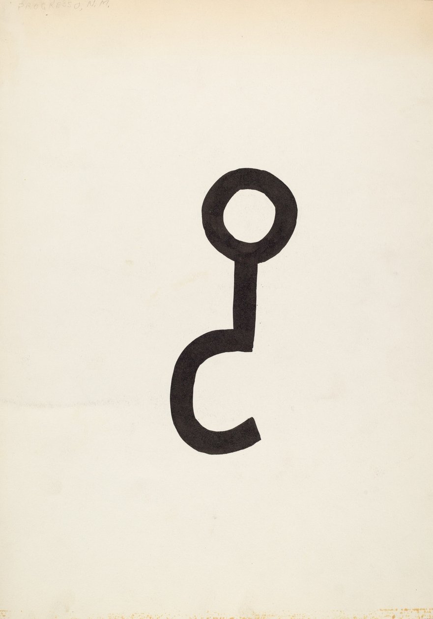 Boskapsmärke, ca. 1936. av J.Henry Marley