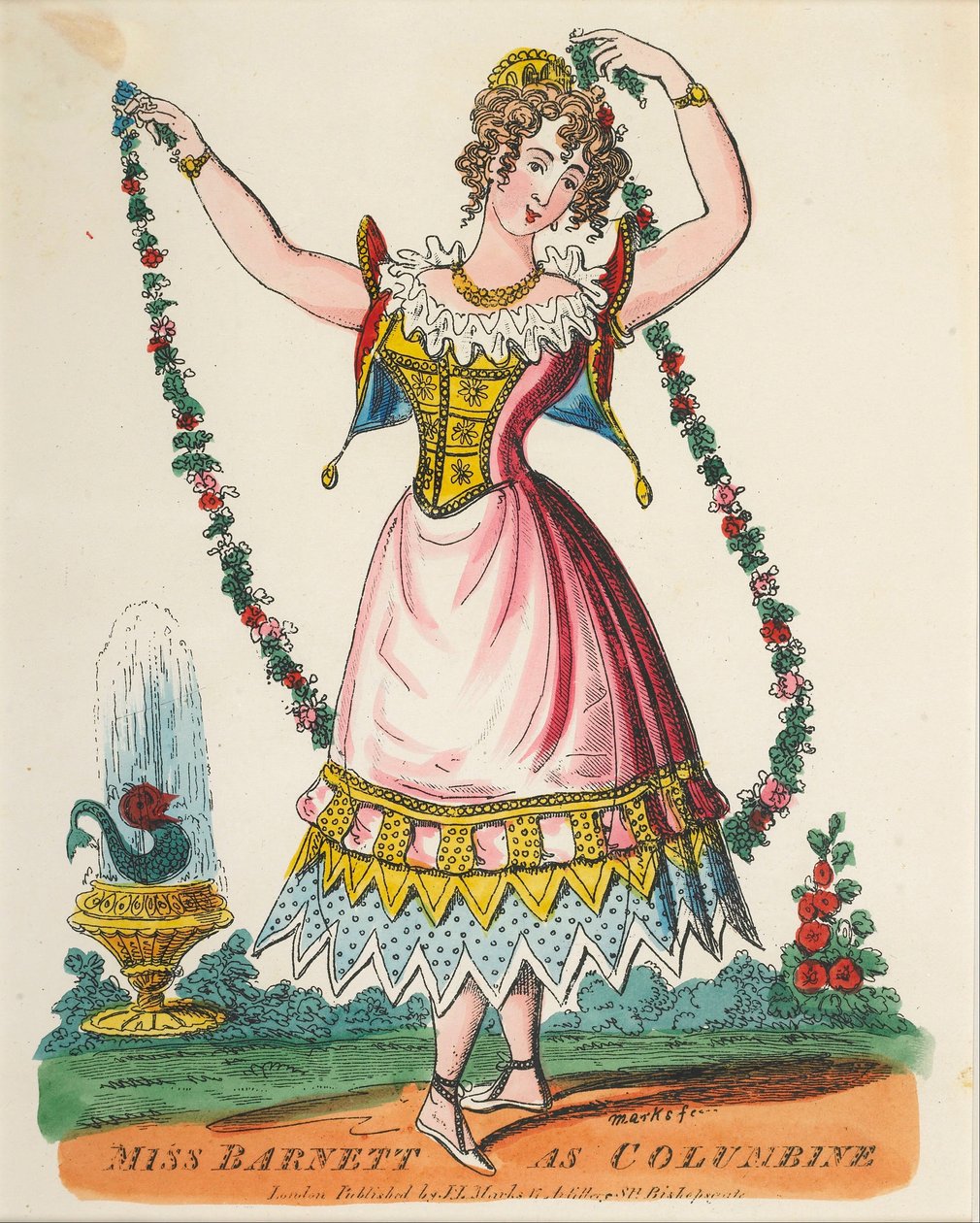 teatraliskt porträtt av J.L. Marks