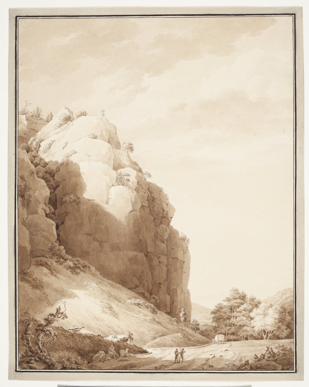 Parti fra sachsiska Schweiz av J.L. Lund