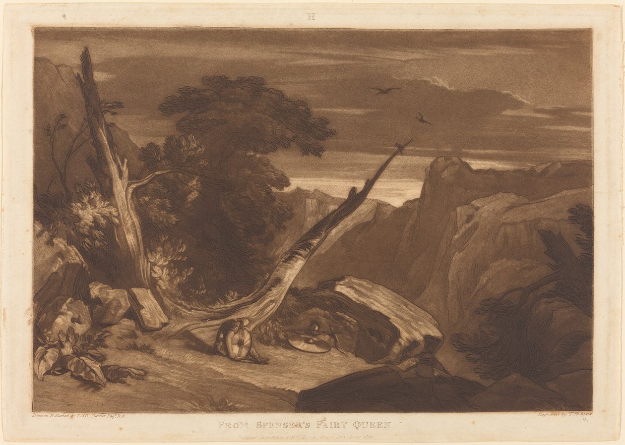Från Spensers Fairy Queen, publicerad 1811. av Joseph Mallord William Turner