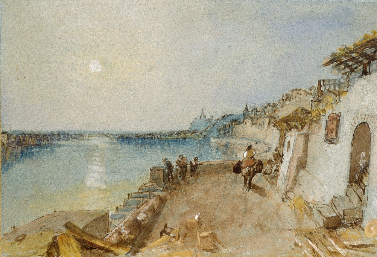 Rietz, nära Saumur, c1830 av Joseph Mallord William Turner