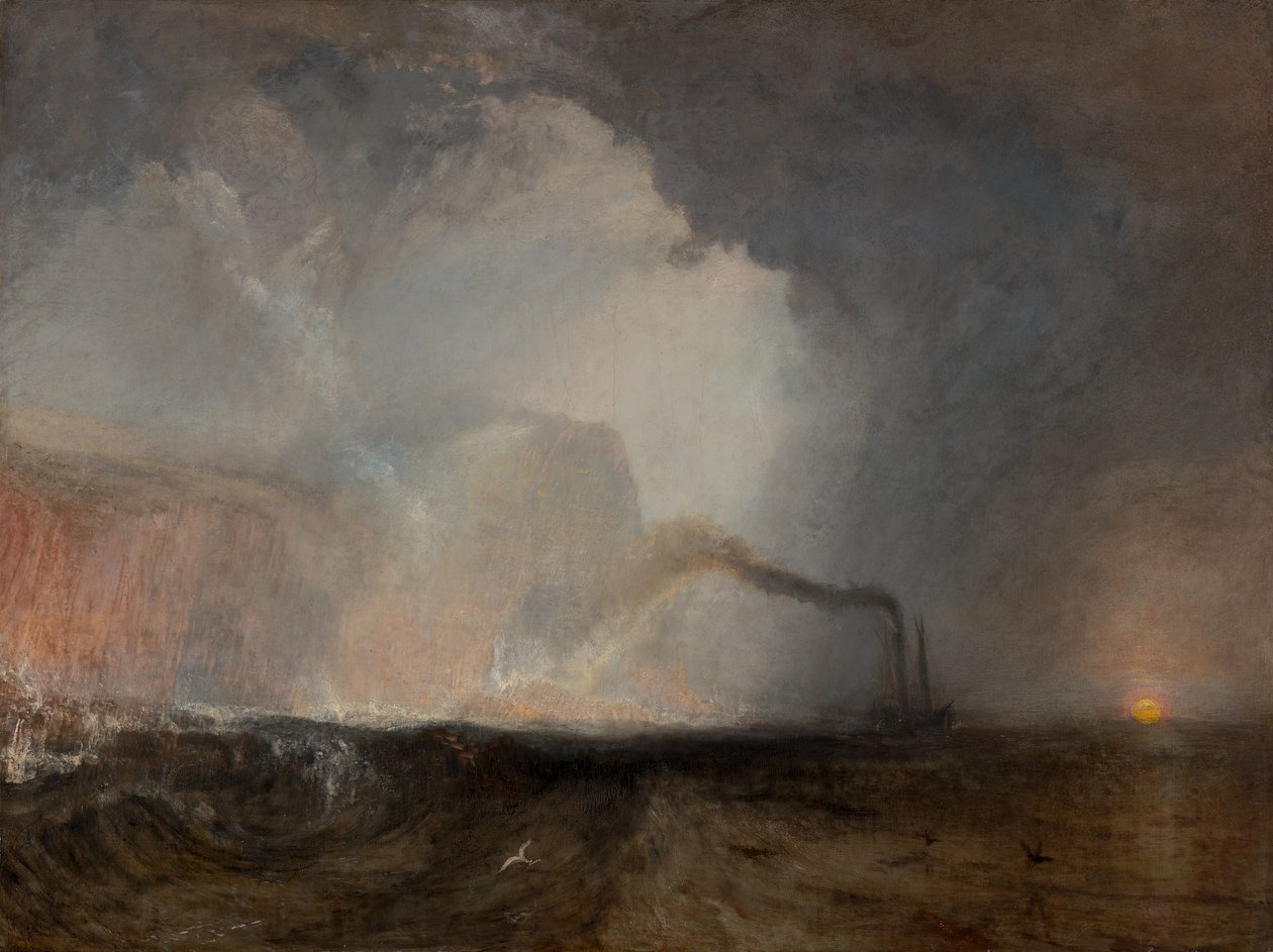 Staffa, Fingals grotta, 1831 till 1832. av Joseph Mallord William Turner