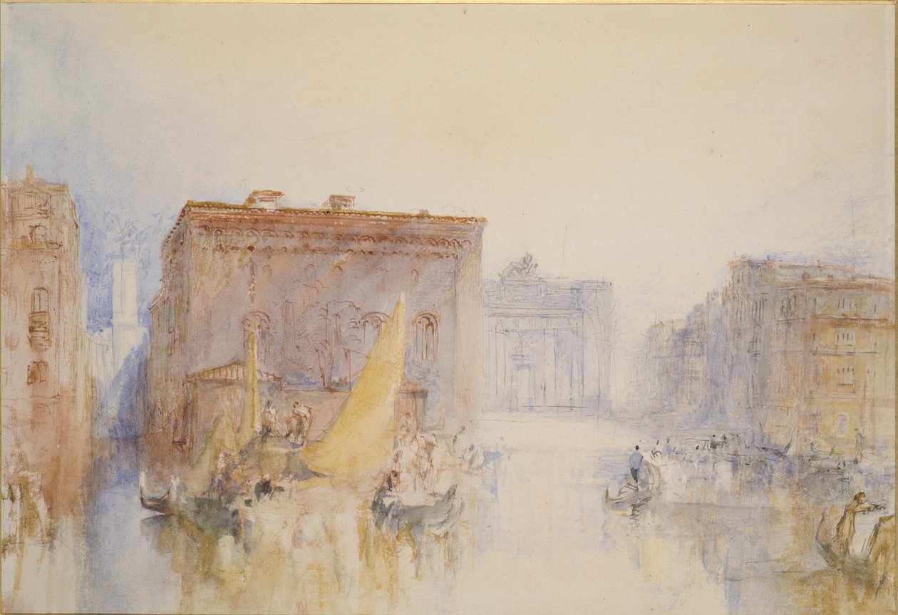 Venedig: The Accademia, 1840 av Joseph Mallord William Turner
