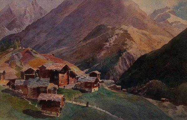 Zermatt från Platten av J.M. Donne