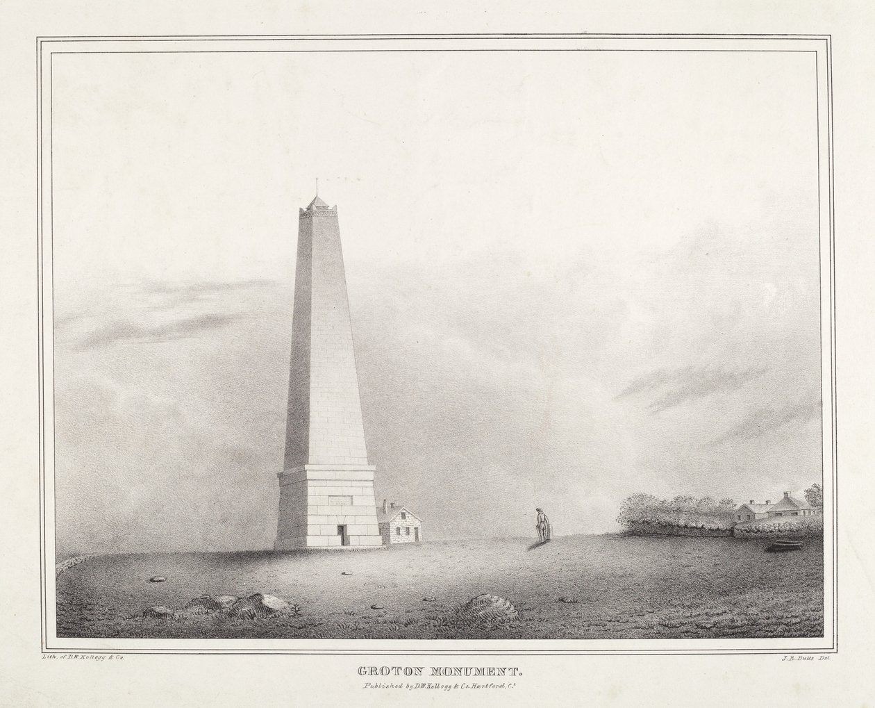 Groton monument av J.R. Butts