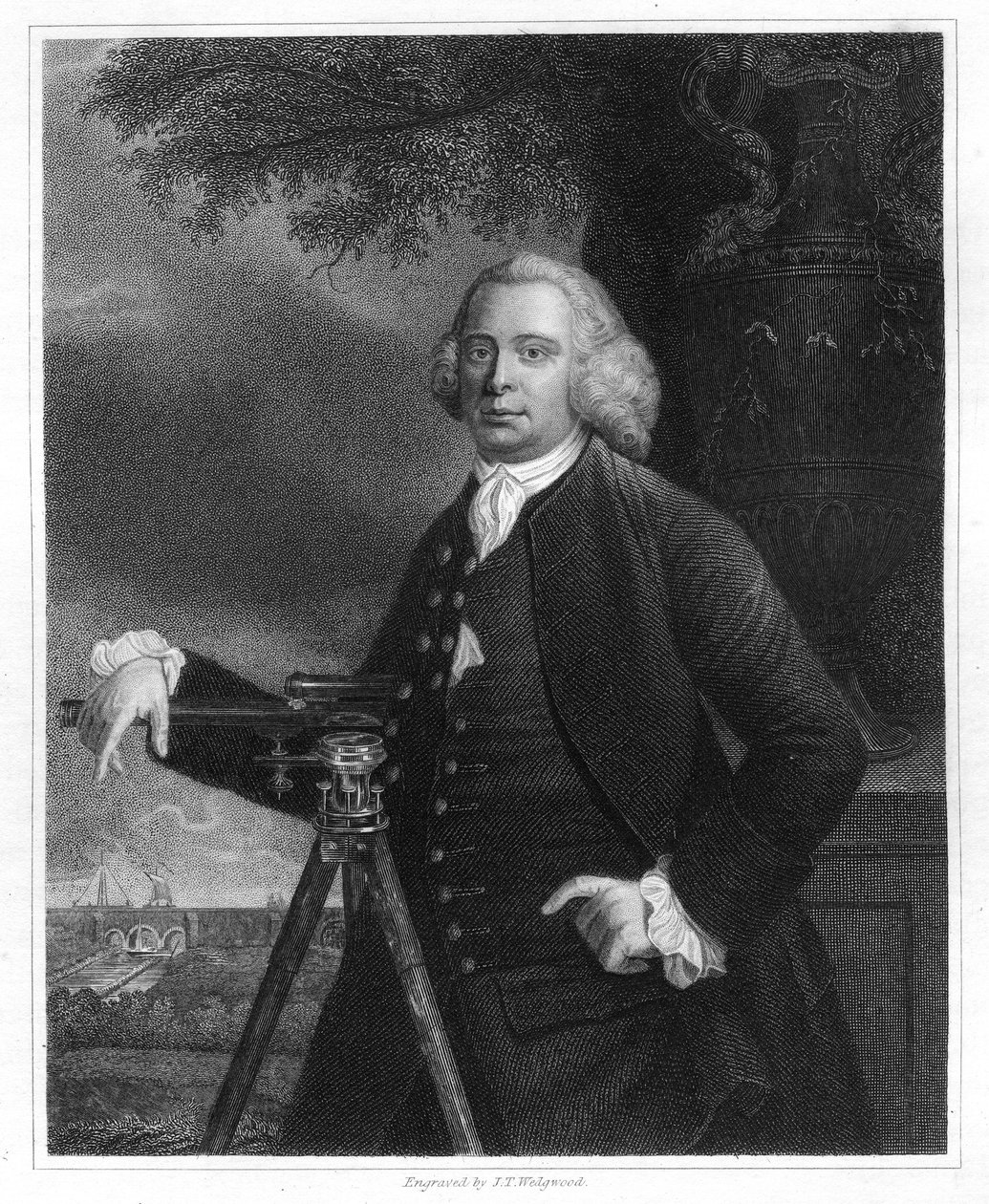 James Brindley, engelsk civilingenjör och kanalbyggare från 1700-talet, 1836 av JT Wedgwood
