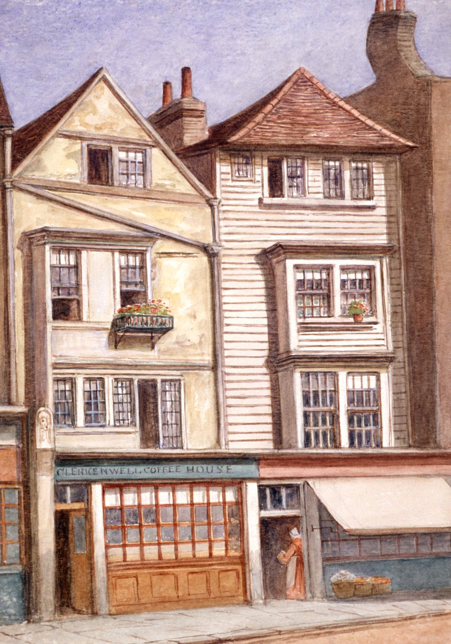 Clerkenwell Coffee House, Clerkenwell Green, Finsbury, London, 1871 av JT Wilson