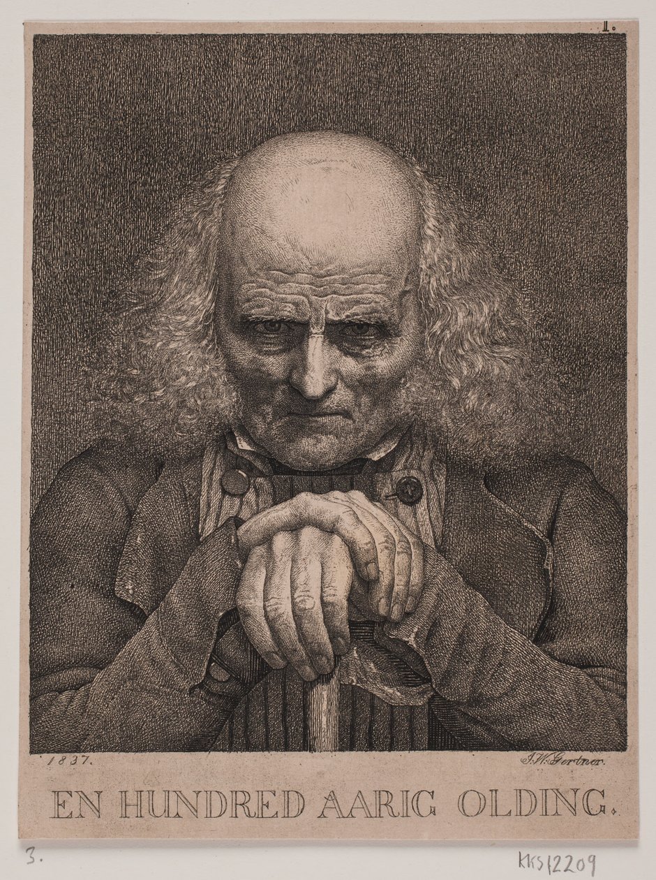 En hundraårig gubbe av J.V. Gertner