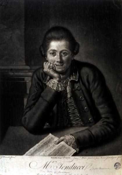Mr Tenducci, graverad av John Finlayson (1730-76) av J. (after) Bruscett