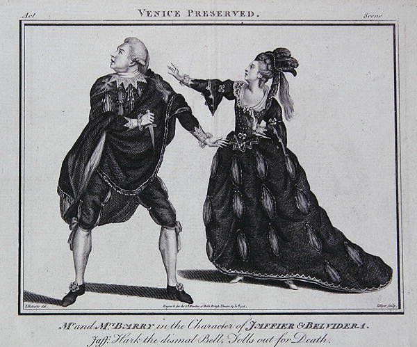 "Hark the dystre bell tolls out for death", scen från "Venice Presevr
