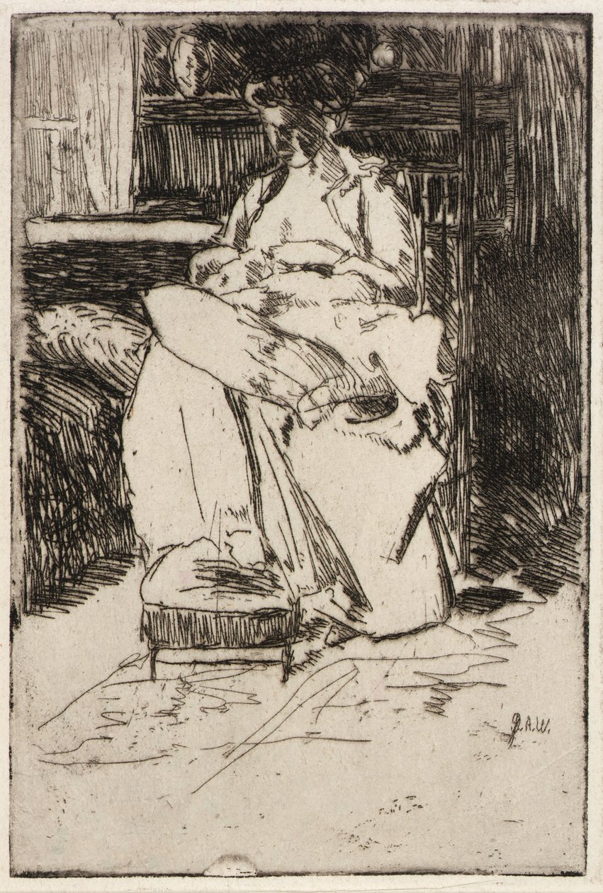 Mor och barn nr 1 av J. Alden Weir