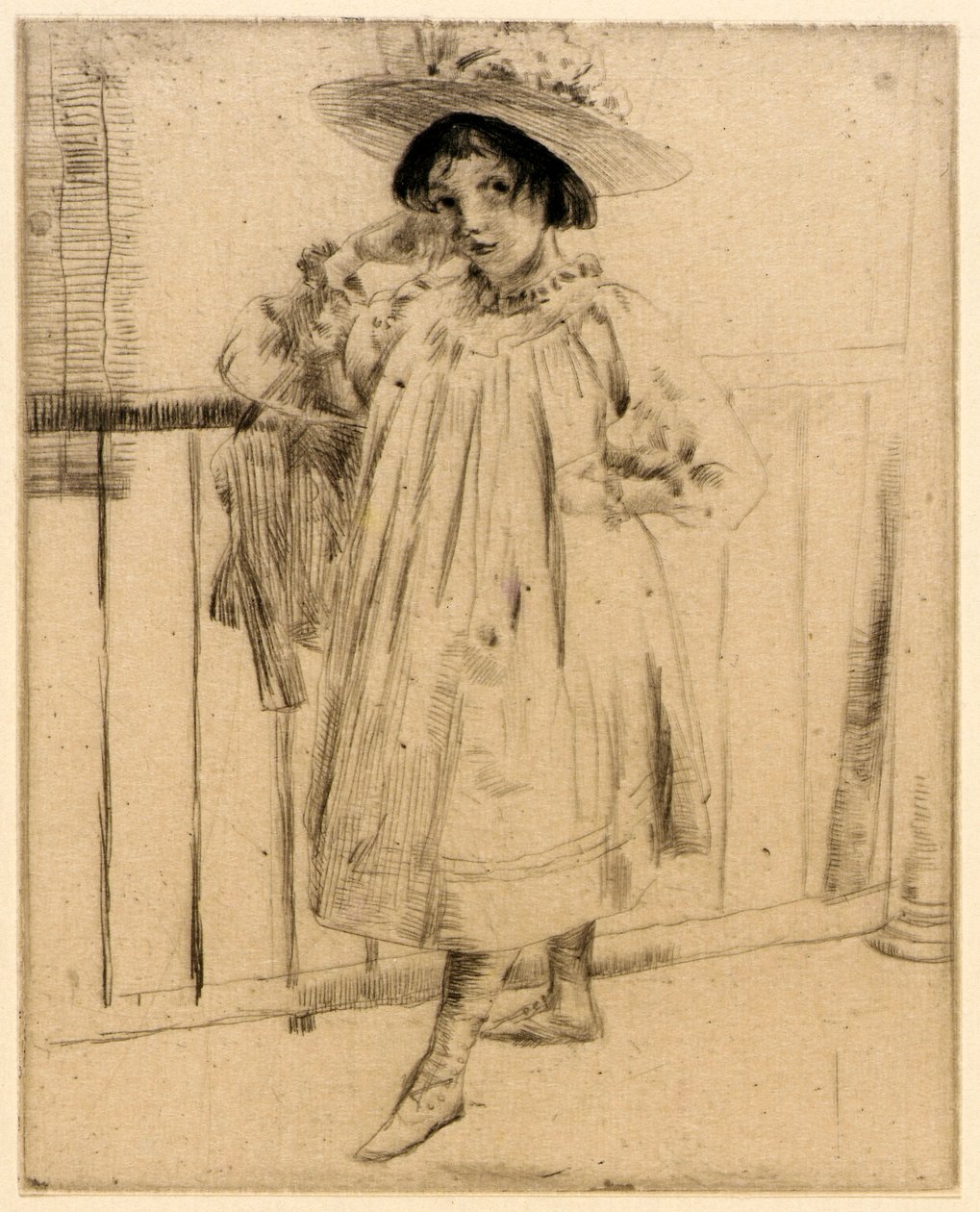 På verandan av J. Alden Weir