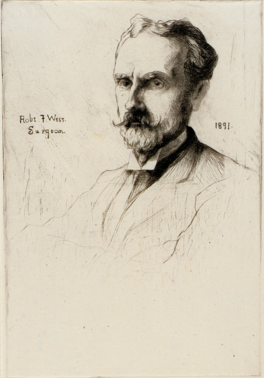 Porträtt av Dr. Robert F. Weir av J. Alden Weir