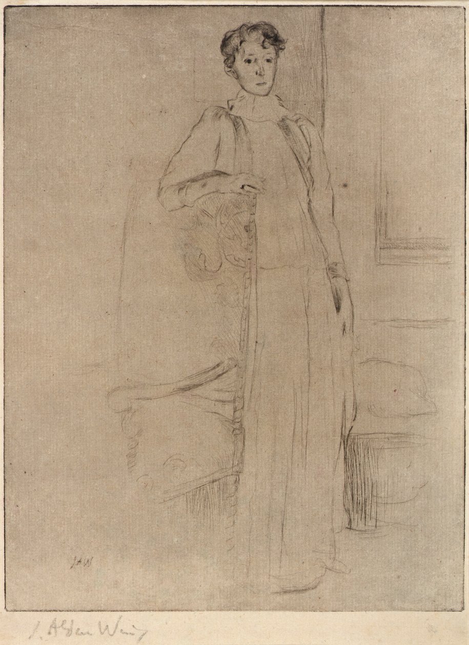 Stående figur nr. 1 av J. Alden Weir
