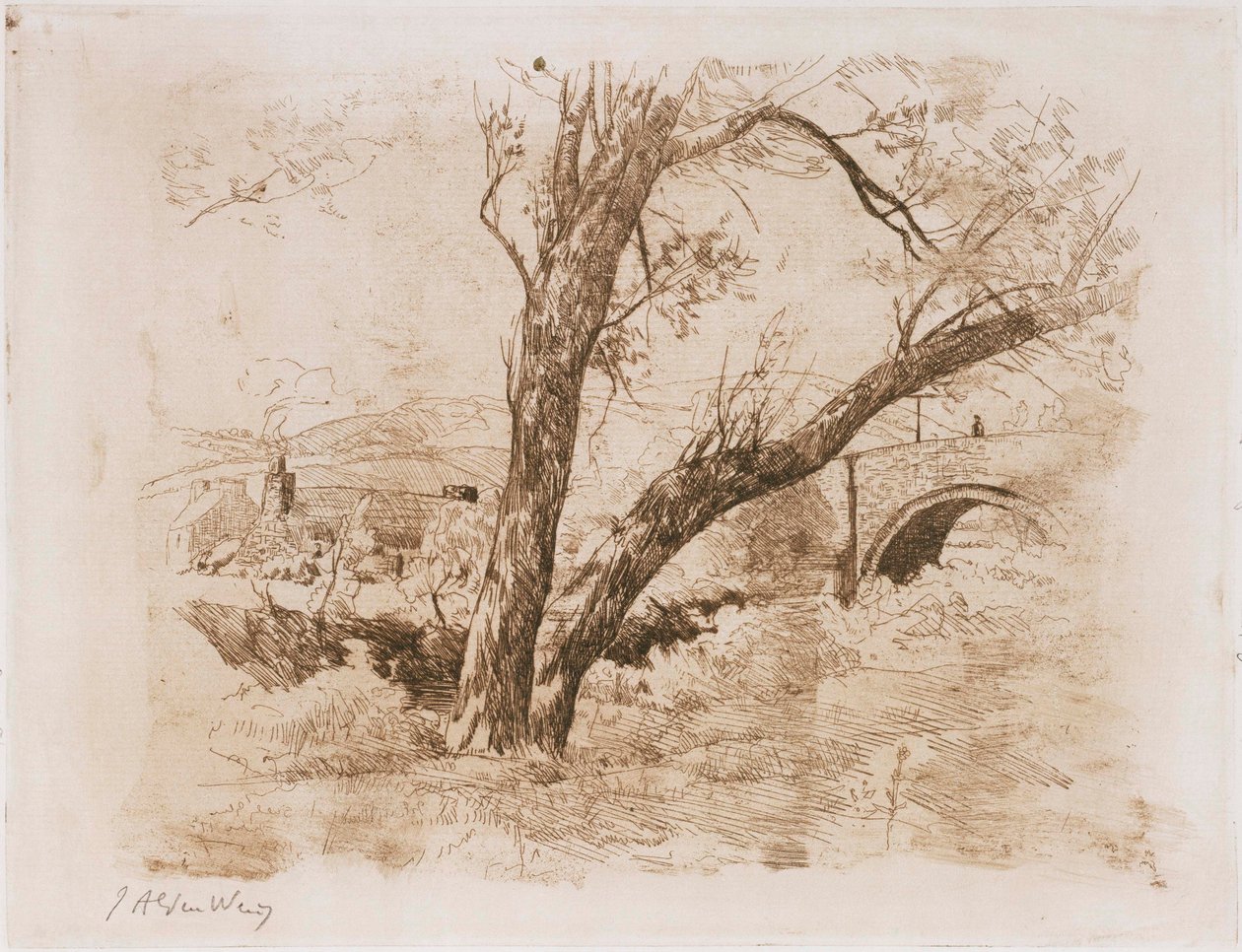 Sulby Glen - Isle of Man av J. Alden Weir