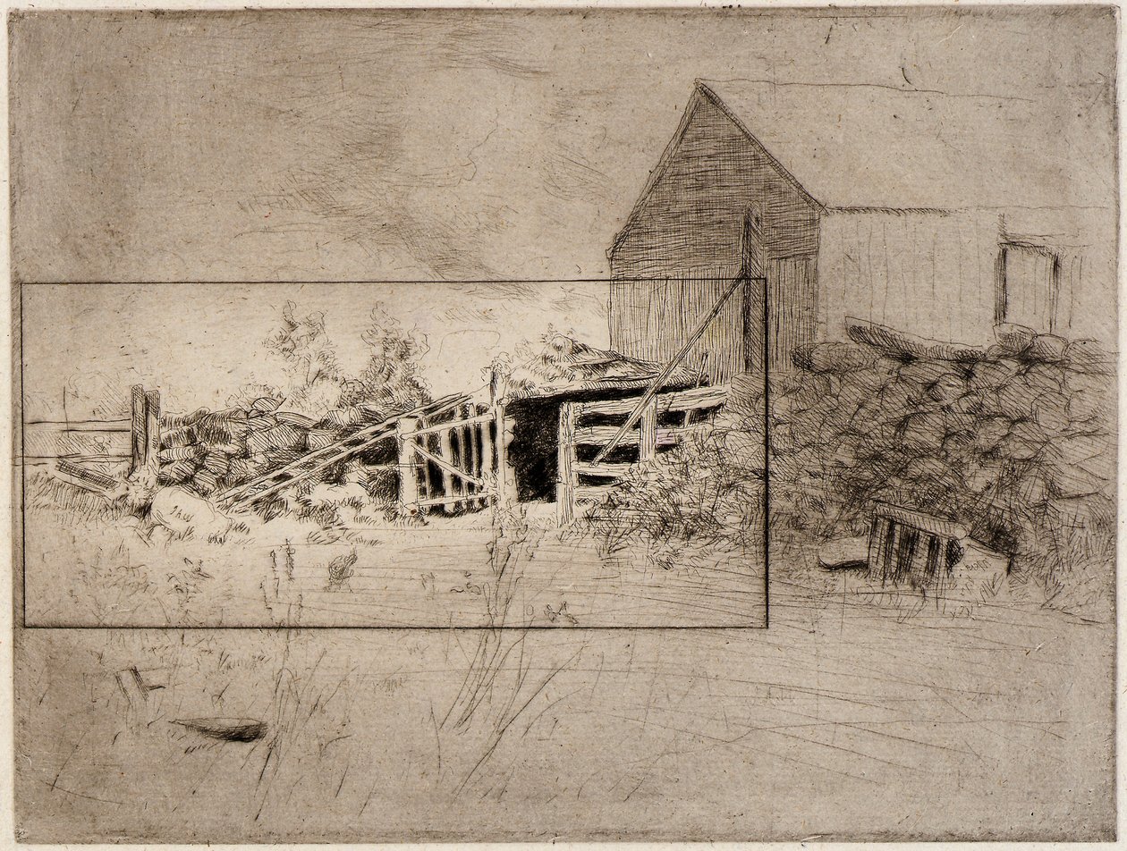 Webb-gården av J. Alden Weir