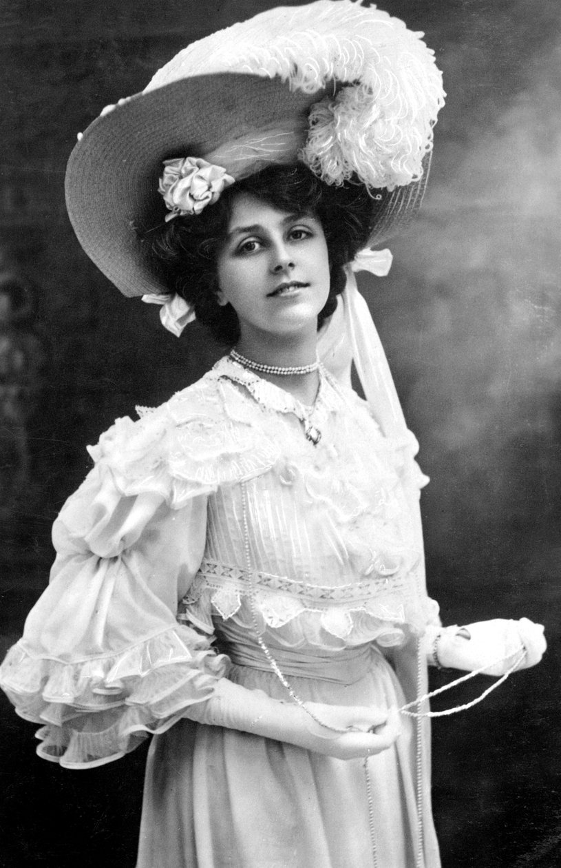 Dora Barton 1884-1966, engelsk skådespelerska, 1900-talet. av J. Beagles and Co.