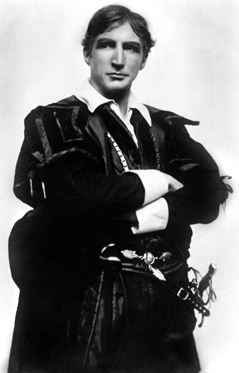 Jerrold Robertshaw 1866-1941, engelsk skådespelare, tidigt 1900-tal. av J. Beagles and Co.