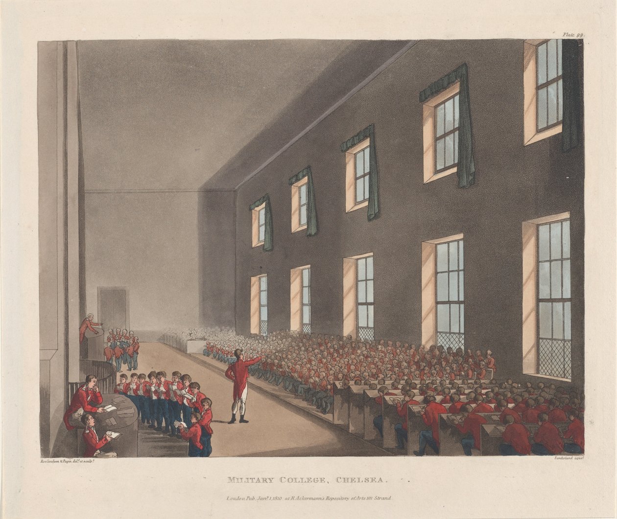 Military College, Chelsea, 1 januari 1810., 1 januari 1810. av J. Bluck