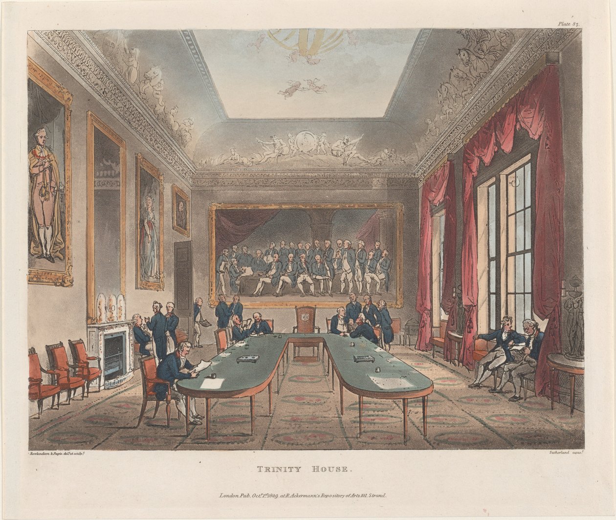 Trinity House, 1 oktober 1809., 1 oktober 1809. av J. Bluck