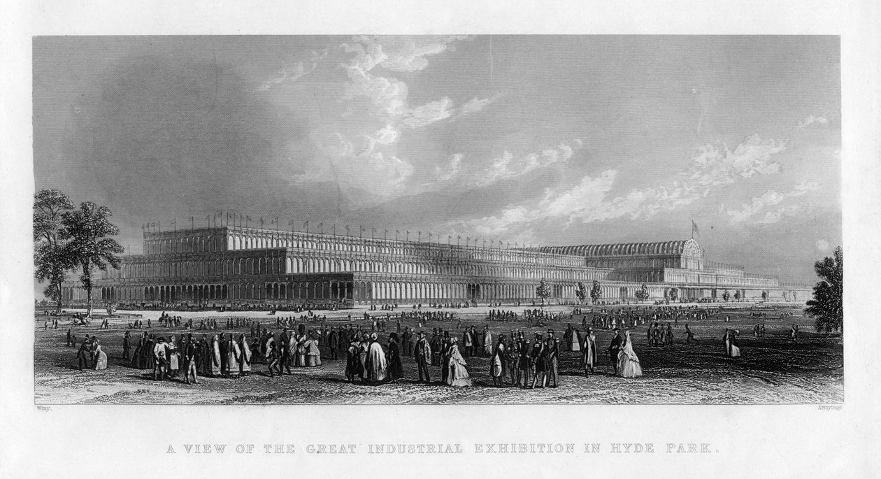 Den stora utställningen, Hyde Park, London, 1851. av J. C. Armytage