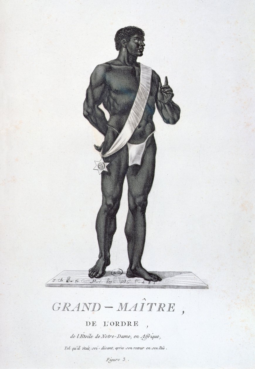 Stormästare i Notre-Dame-orden i sitt lands dräkt, från "Recueil de Tous Les Costumes des Ordres Religieux et Militaires", publicerad 1785. av J. C. Bar