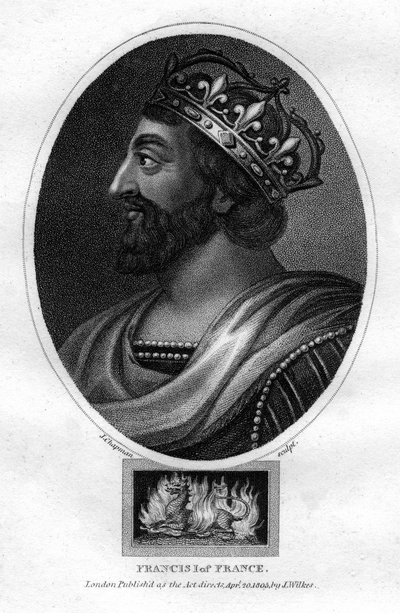 Frans I, kung av Frankrike, 1805. av J. Chapman