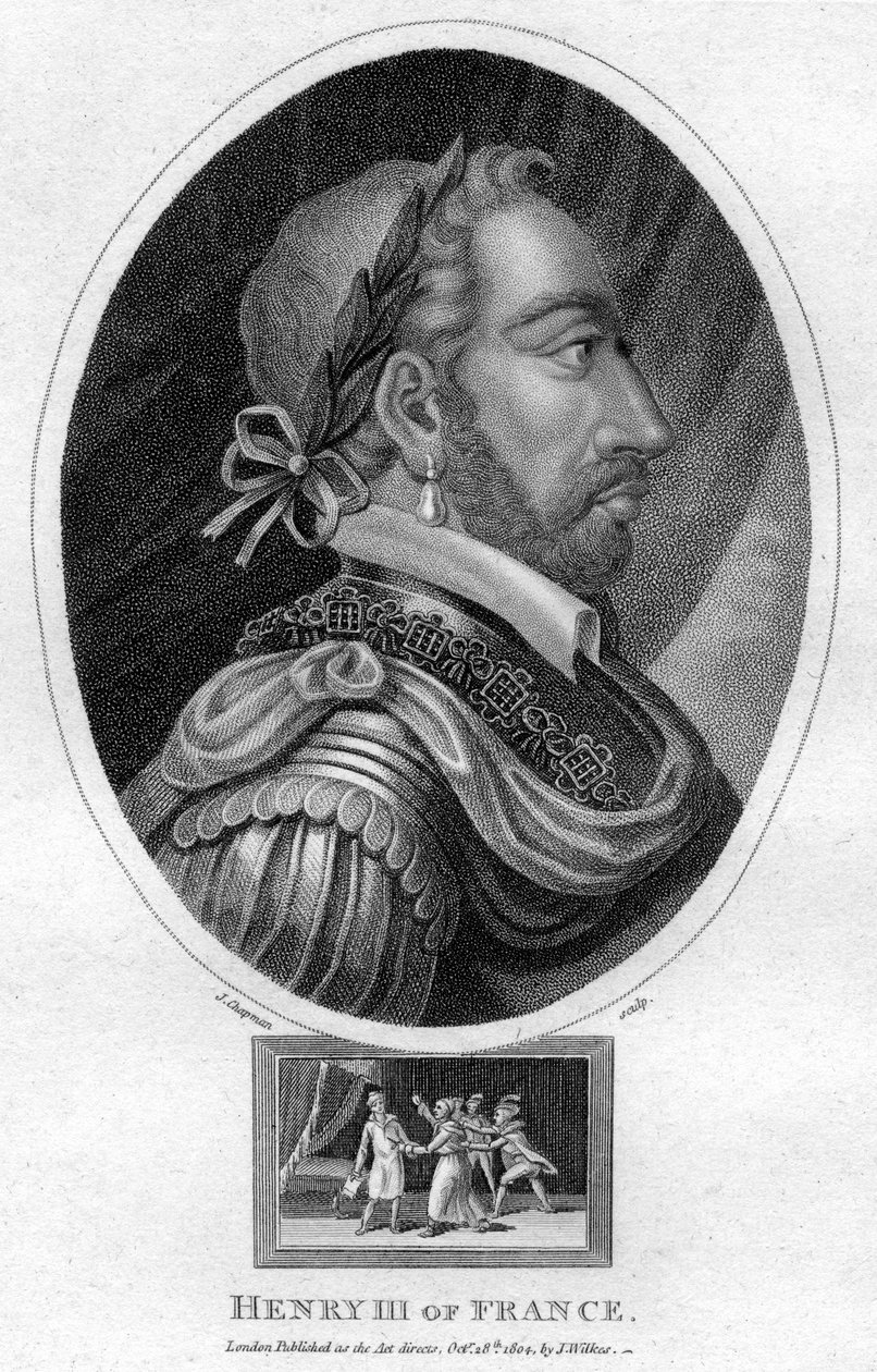 Henrik III, kung av Frankrike, 1804. av J. Chapman