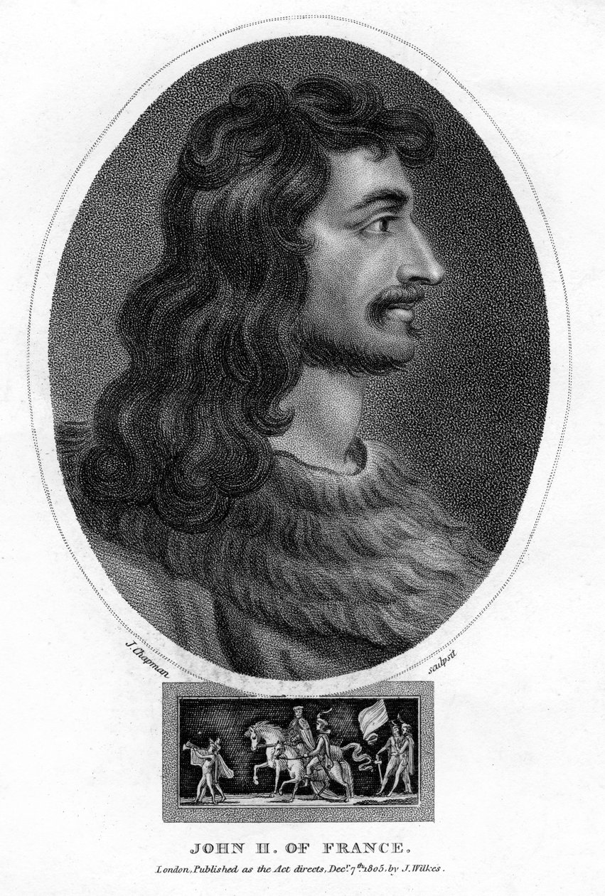 Johannes II, kung av Frankrike, 1805. av J. Chapman