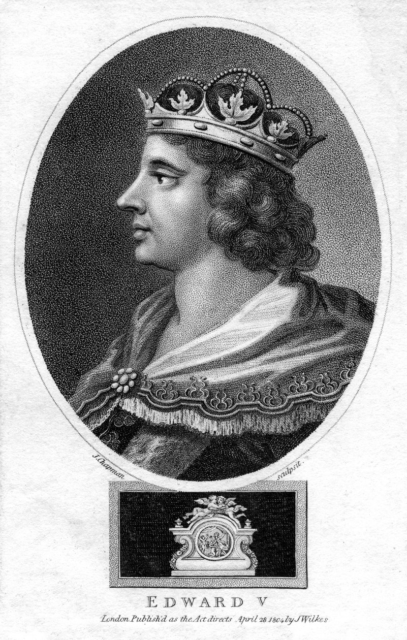 Kung Edward V av England, 1804. av J. Chapman