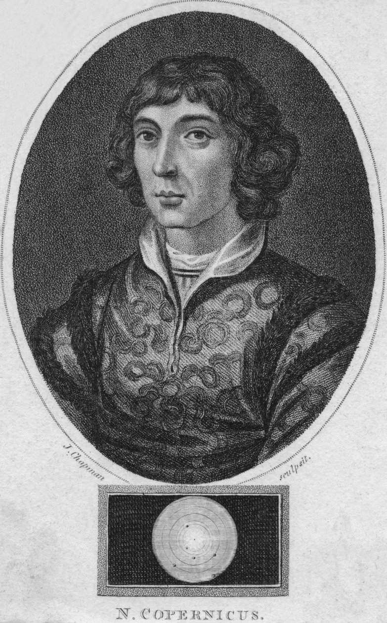 N. Copernicus, sent 1700-tal tidigt 1800-tal. av J. Chapman
