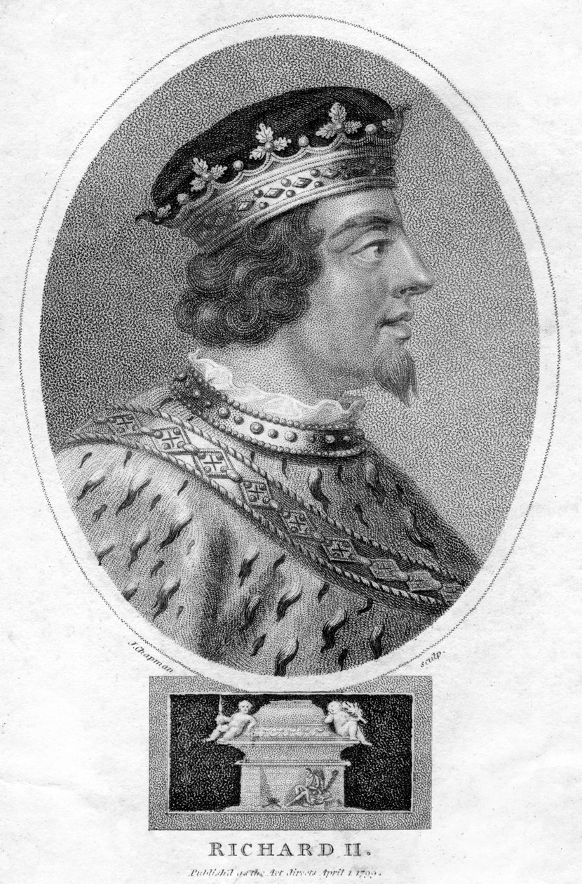 Richard II, kung av England, 1799. av J. Chapman