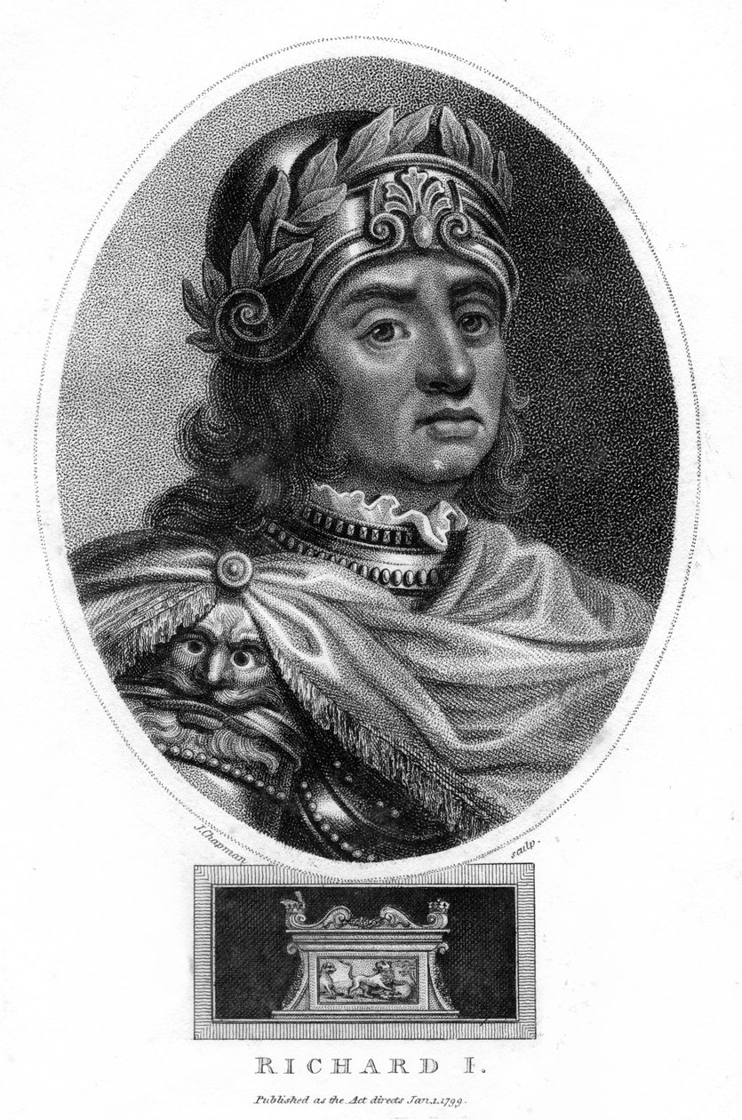 Richard I, kung av England, 1799. av J. Chapman