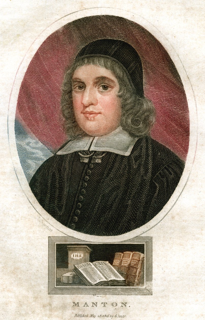 Thomas Manton, puritansk präst, 1816 av J. Chapman