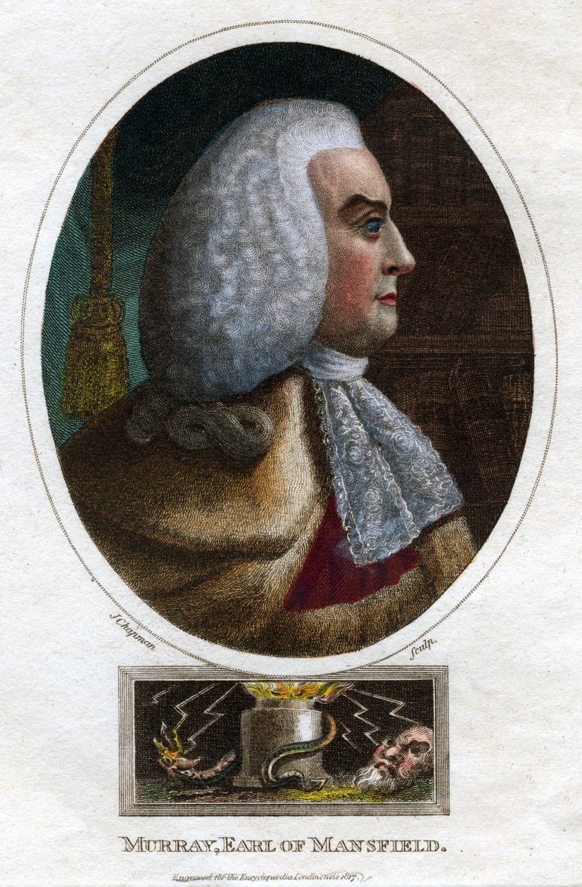 William Murray, 1:e earl av Mansfield, 1817. av J. Chapman