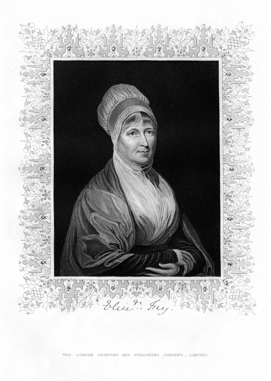 Elizabeth Fry, brittisk filantrop, 1800-talet. av J. Cochran