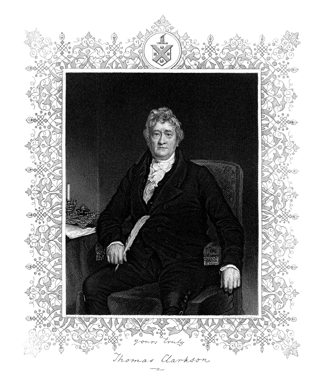 Thomas Clarkson, engelsk politiker och antislaverikampanj, 1800-talet. av J. Cochran