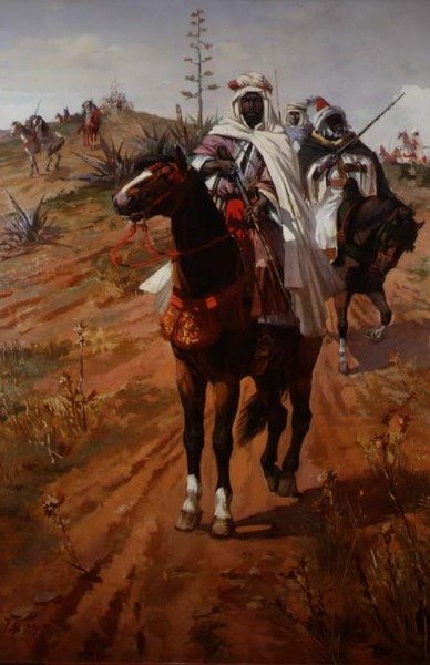 Arabiska ryttare av J. Colaco