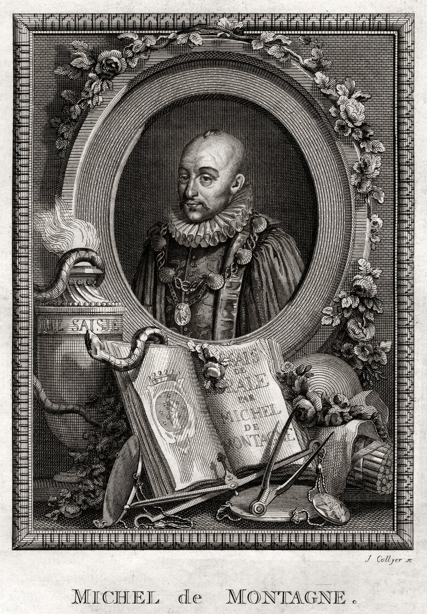 Michel de Montaigne, 1775 av J. Collyer