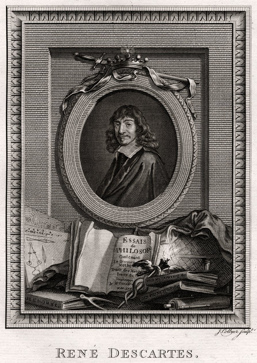 René Descartes, 1775 av J. Collyer