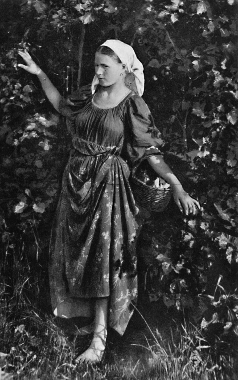 En rysk bondflicka, 1912 av J. Daziaro