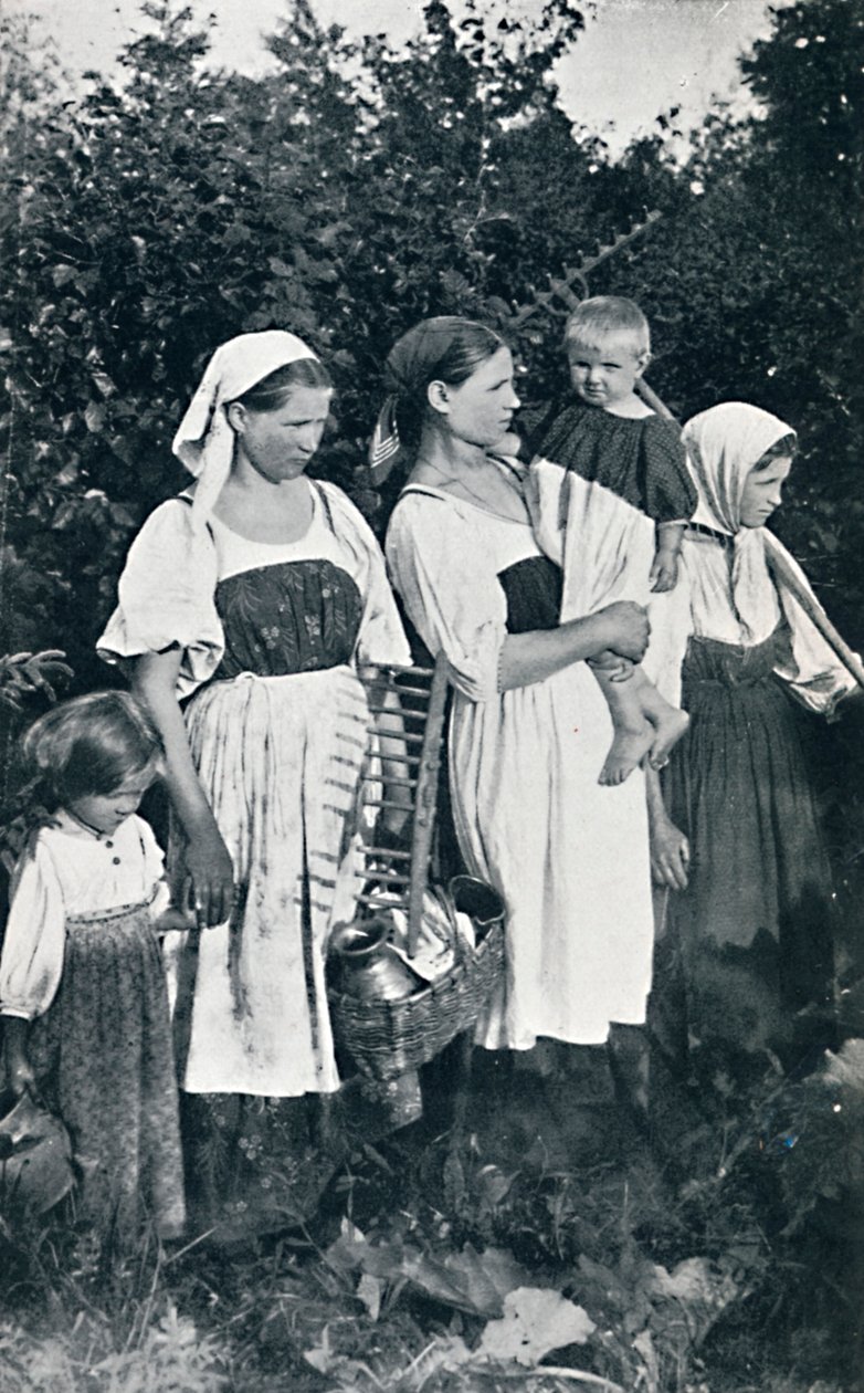 Bondetyper av Storryssland, 1912 av J. Daziaro