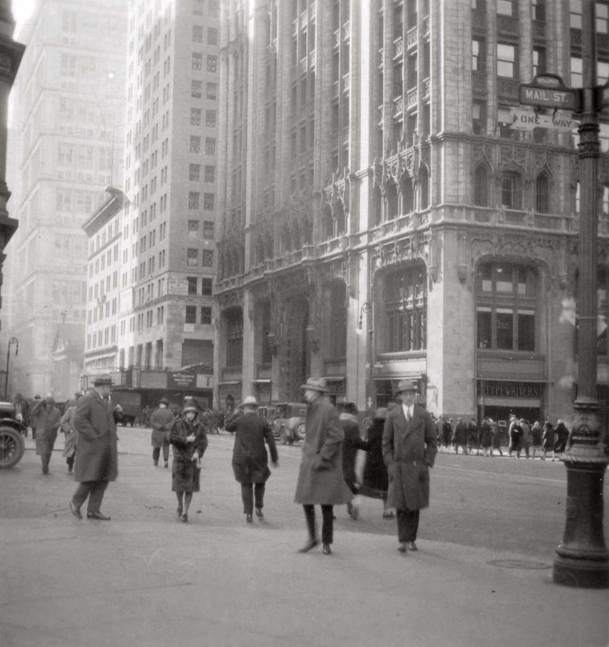 Lower Broadway, New York City, USA, 1900-talet av J. Dearden Holmes