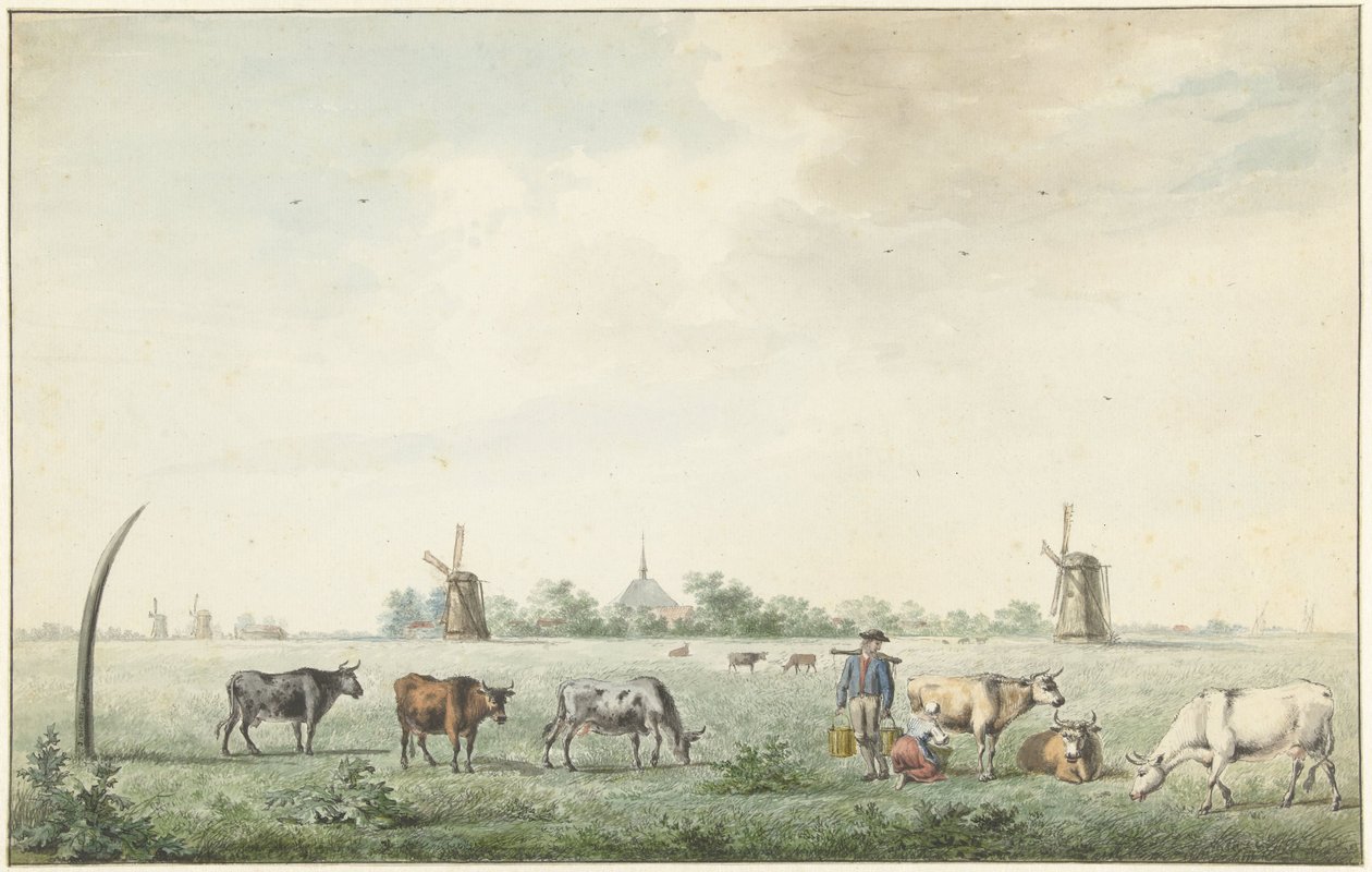 Byn Amstelveen av J. Dirksen