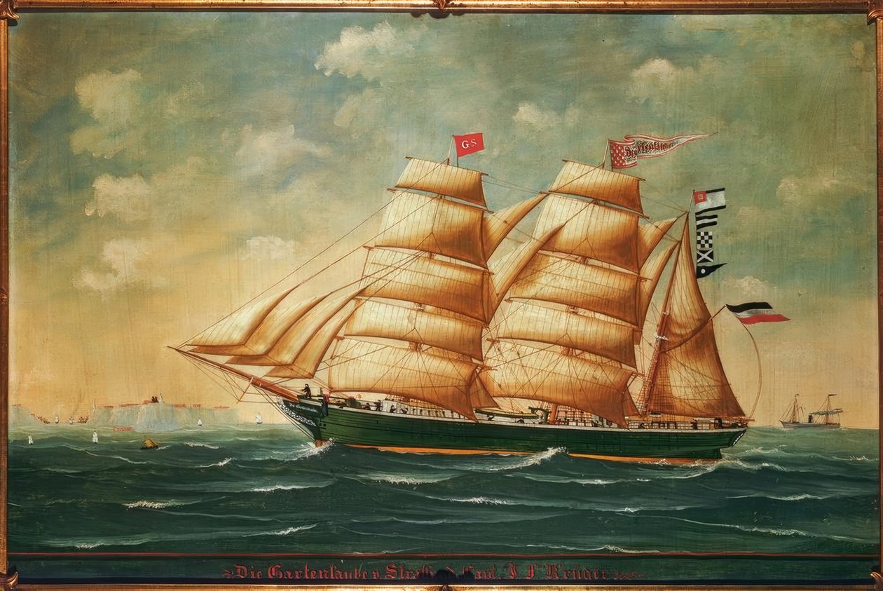 Stralsunds lusthus, kapt. J. F. Kruger av J. F. Krüger